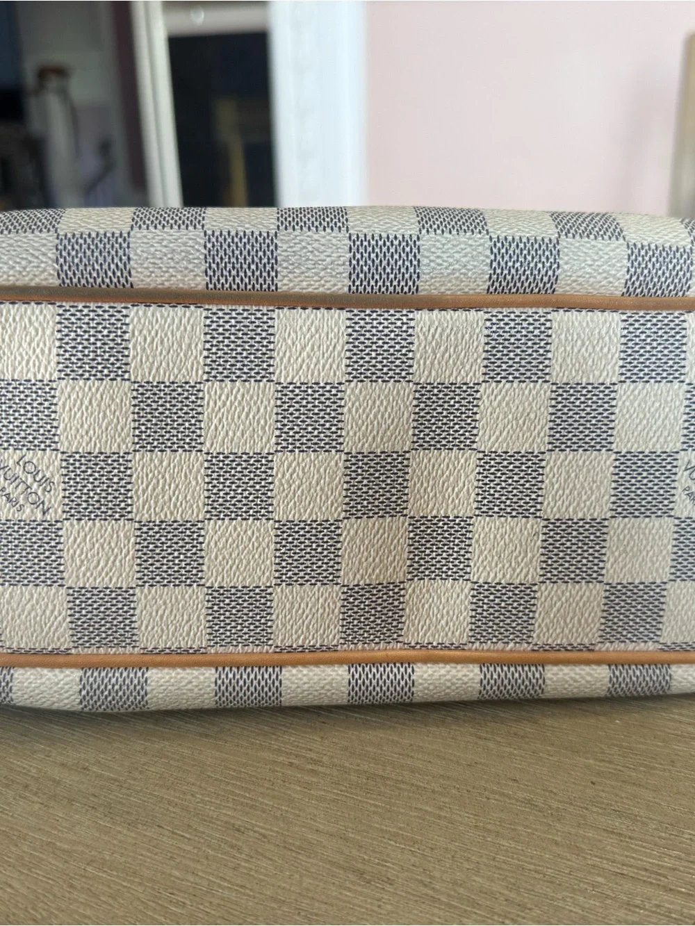 Authentic Louis Vuitton Siracusa PM Damier Azur Shoulder Bag - Picture 12 of 14